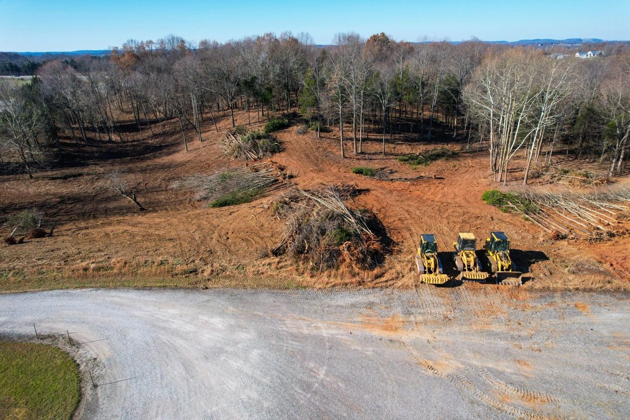 Land Clearing & Demolition performed by Phillips Brothers